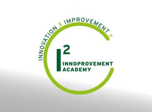 Logo und Folder zur Veranstaltungsreihe „Innoprovement“