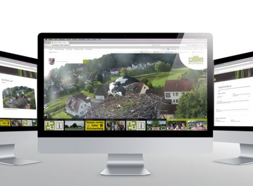 Innovativer Web-Auftritt einer Gemeinde im Landkreis ERH