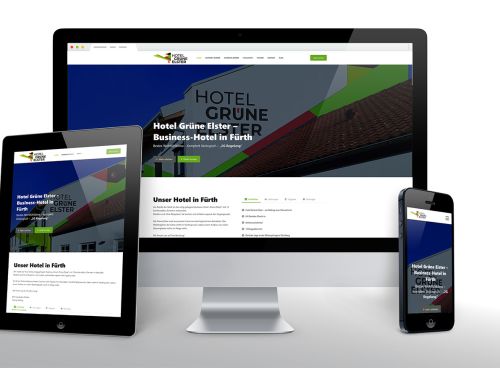 Vorstellung des Öko-Hotels auf Basis des CMS WordPress
