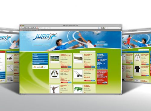 Online-Shop für Sportplatzausstattung