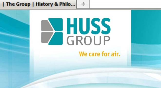 Internet-Portal der HUSS Group - Eine Vernetzung von 11 Einzelpräsentationen