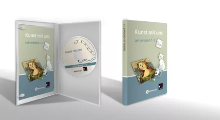 Lehrermaterial mit CD „Kunst mit uns 1/2“ für Grundschulen (39816)