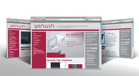 Redesign von winwin-pc.de mit dem neuen KeyVisual