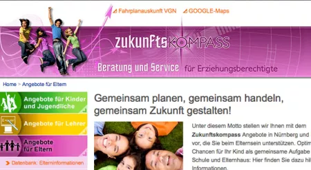 Internet-Portal zukunftskompass.de