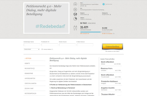 Bürgerbeteiligung auf Röttenbach-Website
